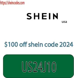 $100 off shein code 2024