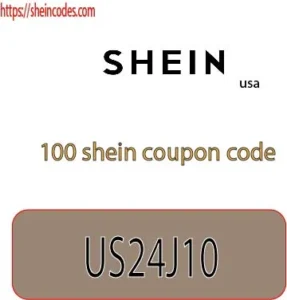 100 shein coupon code