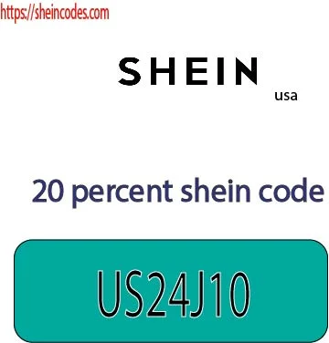 20 percent shein code