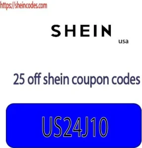 25 off shein coupon codes