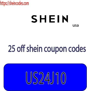 25 off shein coupon codes