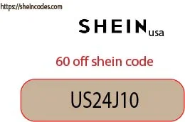 60 off shein code