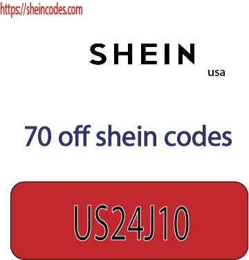 70 off shein codes