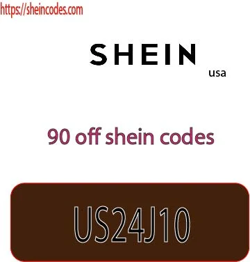 90 off shein codes