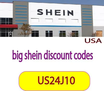 big shein discount codes