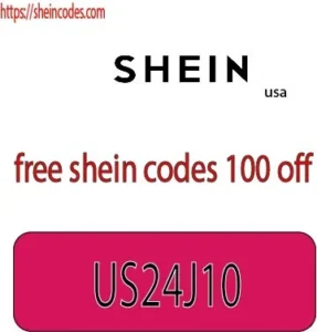 free shein codes 100 off