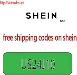 free shipping codes on shein