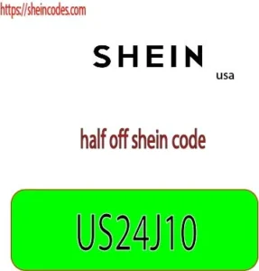 half off shein code