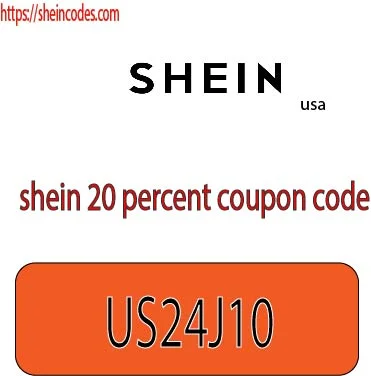 shein 20 percent coupon code