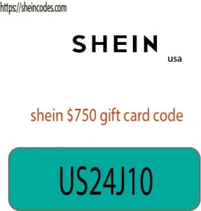 shein $750 gift card code