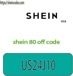 shein 80 off code