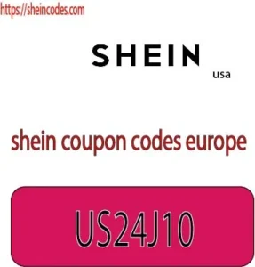 shein coupon codes europe